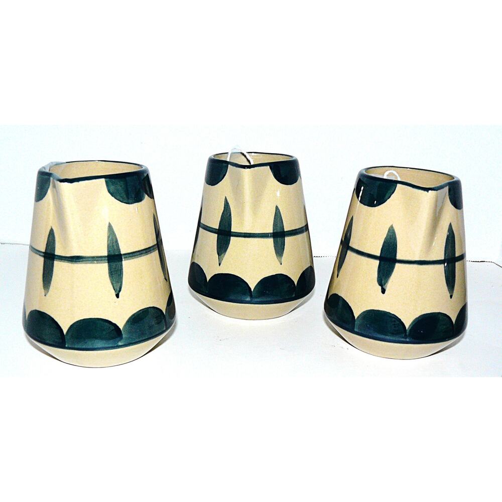 Creative Co-op Ceramic Creamer & Sugar Pot Set With Lid & Spoon Cottagecore - Picture 4 of 7